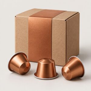 Aluminium capsules, House Espresso