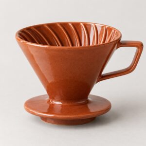 Ceramic pour-over dripper