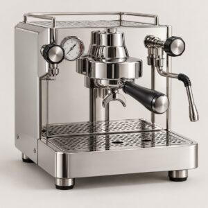 Home espresso machine, single boiler